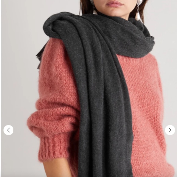 Isabel Marant Raw Edge cashmere scarf - Picture 2 of 2